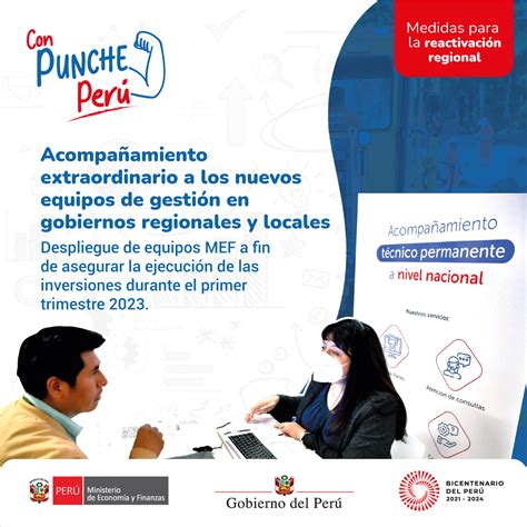 Plan de Reactivación Económica Con Punche Perú Campañas Ministerio