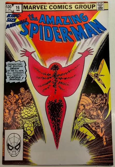 MARVEL COMICS SPIDERMAN Annual 16 Key Issue High Grade FN 1st Monica