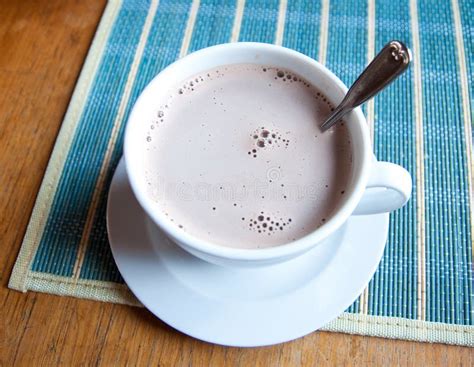 Hot Cocoa With Cookies Stock Photo Image Of Silver Heated 1363250