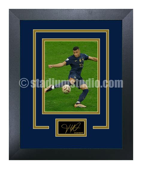 KYLIAN MBAPPÉ France Facsimile Signature Tribute 2 - The Stadium Studio