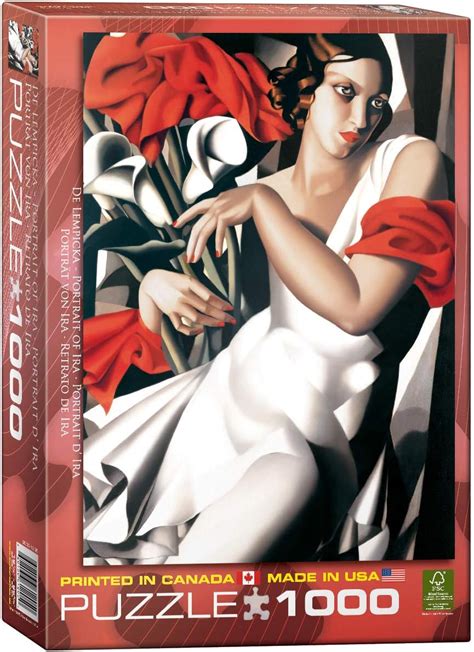 Eurographics Portrait Of Ira By Tamara De Lempicka Piece Puzzle