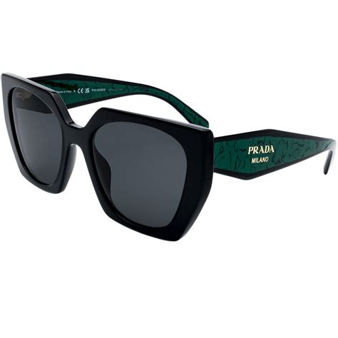 Culos De Sol Retangular Prada Spr W Preto Tica Diveneza