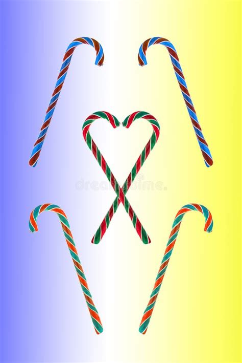 Colorful Candy Canes Stock Illustration Illustration Of Sugar 82869173