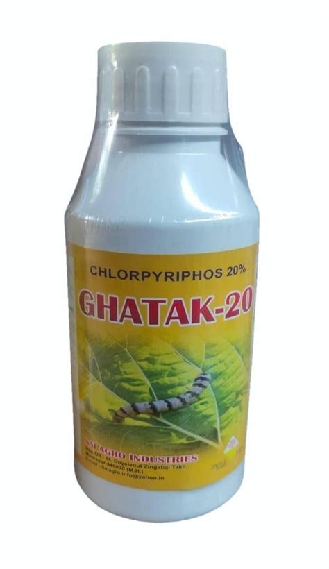 Liquid Ghatak 20 Chlirpyrifos Insect Control 250 Ml At Rs 240 Litre In Bhopal