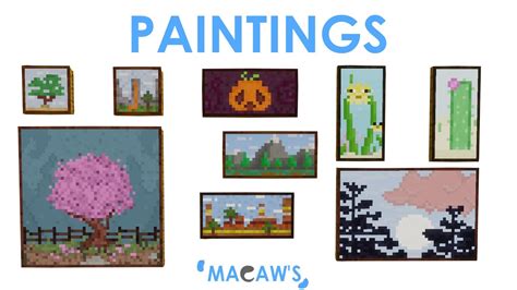 Macaw S Paintings Mod Para Minecraft 1 21 4 1 20 6 1 19 4 1 18 2 1