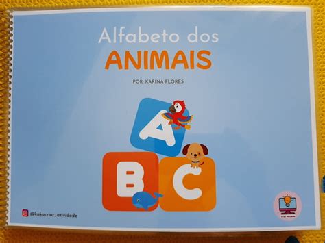 Livro Alfabeto Dos Animais Elo7 Produtos Especiais