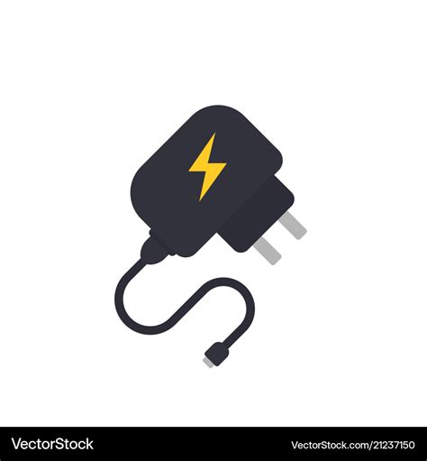 Mobile Charger Royalty Free Vector Image Vectorstock