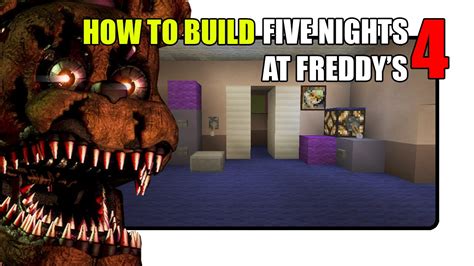 How To Build Five Nights At Freddy S Map In Minecraft Fnaf Map