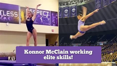 LSU Gymnasts Training For 2024 Livvy Dunne On Beam Konnor McClain DTY