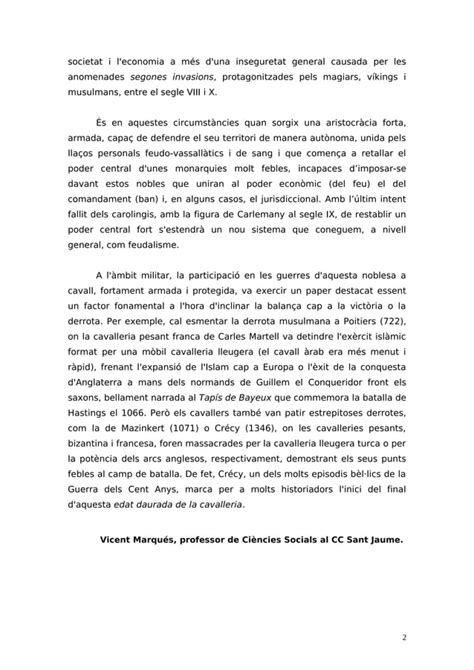 La Imatge Del Cavaller A L Edat Mitjana Pdf