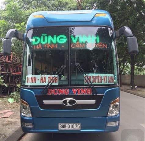 Nhà Xe Dũng Vinh Cẩm Xuyên Hà Tĩnh Hà Nội Số điện Thoại Lịch Trình