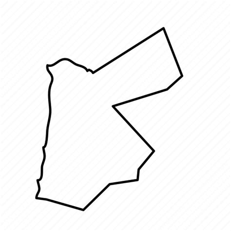 Blank Map Of Jordan Free Png And Vector Blank Maps Images