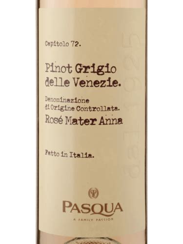 Pasqua Vigneti e Cantine Mater Anna Pinot Grigio Single Vineyard Rosé