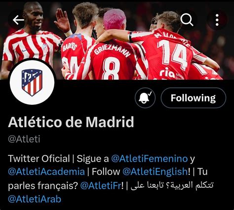 Atletico Universe On Twitter The Official Atleti Account Has Lost