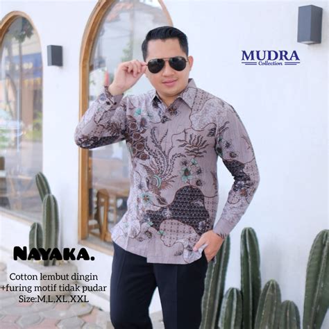 Batik Mudra Collection Men S Long Sleeve Batik Latest Batik Nayaka