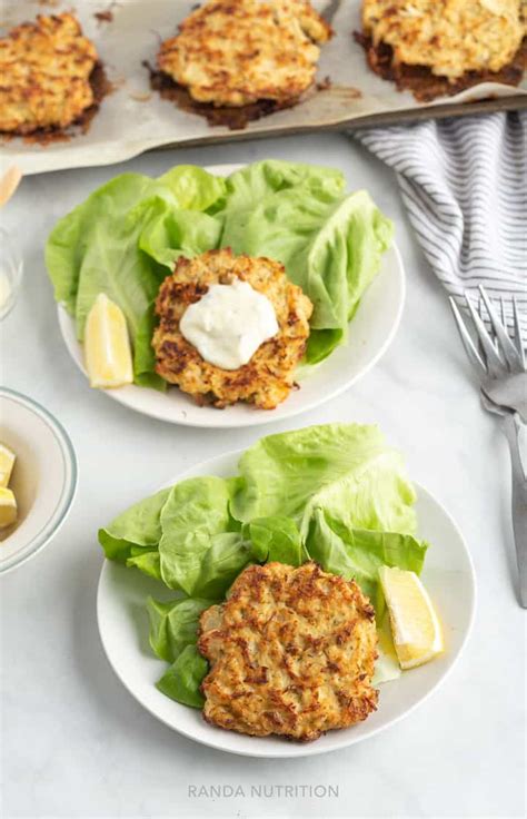 Healthy Crab Cake Recipe Randa Nutrition