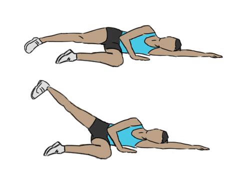 Lying Side Leg Lifts Hip Abduction With Aligned Leg Gofitnessplan