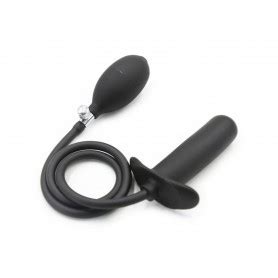 Anal Plug Gonflable Cm Silicone Noir Large Choix Plug Gonflant