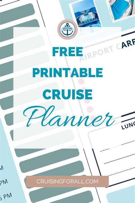 Free Digital And Printable Cruise Planner With Packing And Budgeting