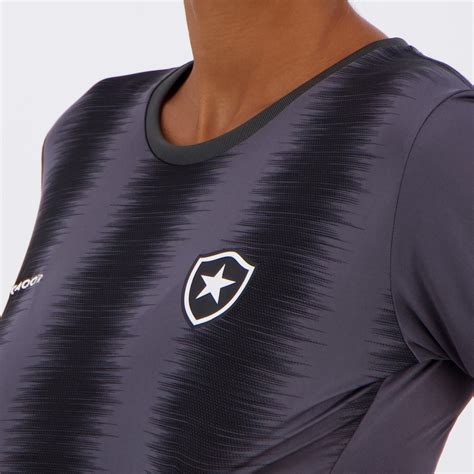 Camisa Botafogo Part Feminina Preta Futfanatics