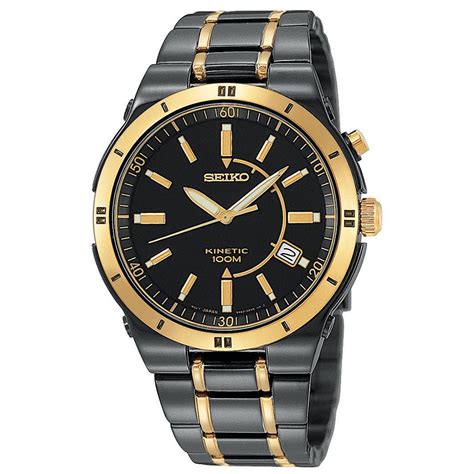 Citizen Mens Watches: Seiko Watches Black And Gold