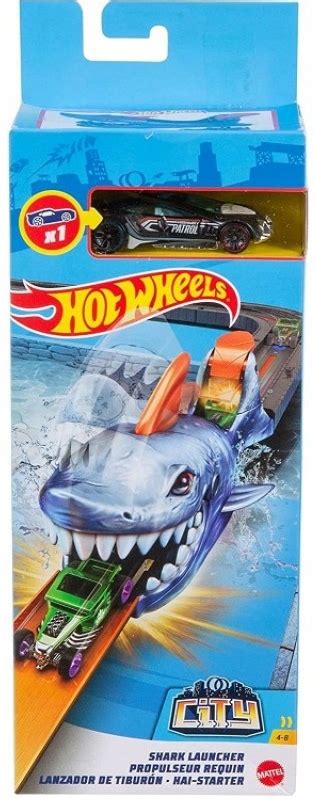 Hot Wheels Wyrzutnia Z Rekinem Autko Gvf