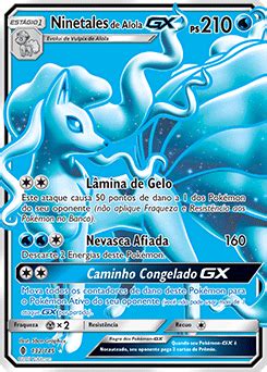 Ninetales De Alola Gx Guardi Es Ascendentes Banco De Dados De Cards