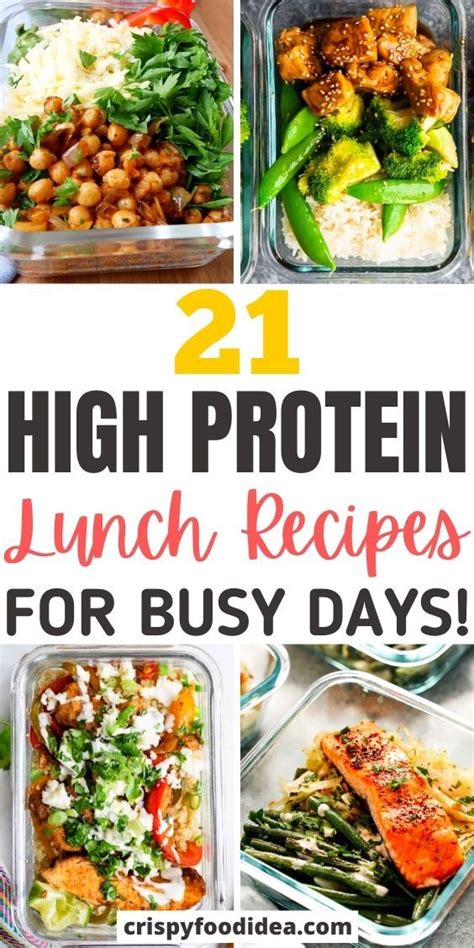 Easy High Protein Lunch Recipes For Busy Days Protein Lunch High