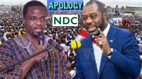 Ndc Manasseh Azure Finally Apologizes To Napo After Insulting Him