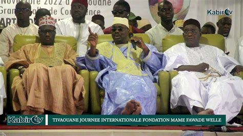 Tivaouane Journee Internationale Fondation Mame Fawade Welle Du