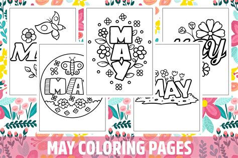 May Coloring Pages For Kids