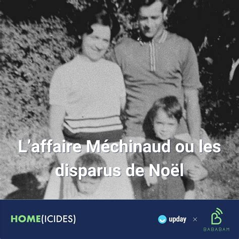 Laffaire Méchinaud Ou Les Disparus De Noël Une Disparition