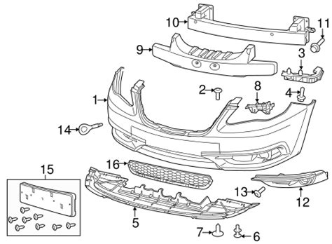 Bumper Components Front For Chrysler Xportauto