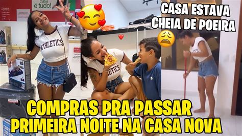 BIA CHAGAS FOI PASSAR A PRIMEIRA NOITE NA CASA NOVA COMPRINHAS