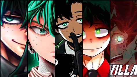 Los Mejores Raps De Deku Villano My Villain Gang Youtube