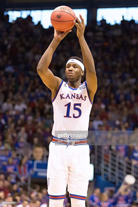 Kansas Jayhawks Forward Carlton Bragg Jr In A Matchup Between The