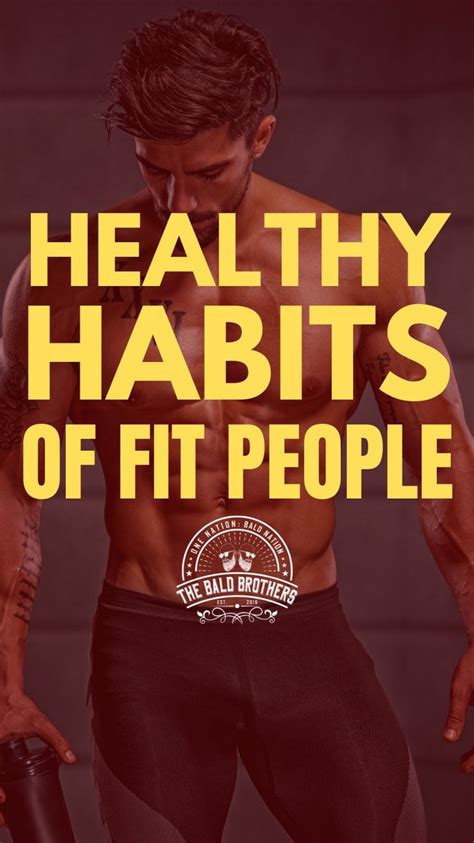 Basic Healthy Habits Of Fit People Fitness Tips For Men Health And