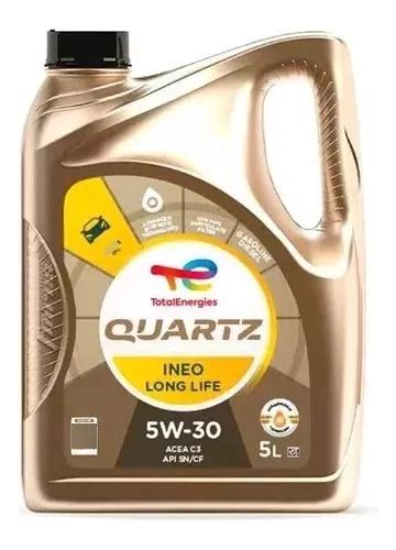 Aceite Sintético Total Quartz 5w30 Motor Gasolina 5 Litros Meses