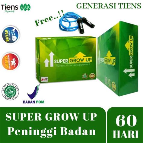 Super Grow Up Obat Peninggi Badan Terbaik Dunia Rekomendasi Para