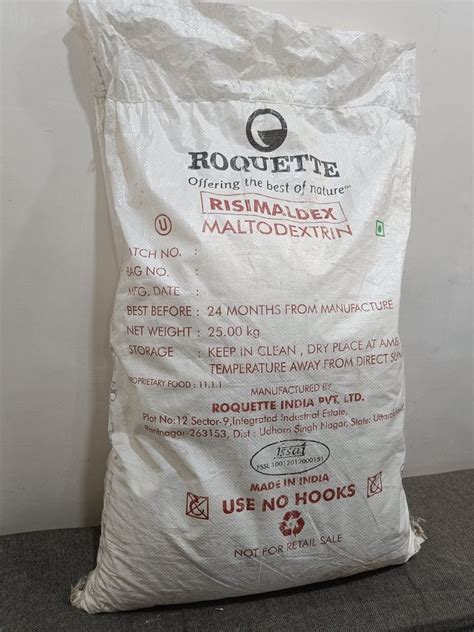 Granules Risimaldex Maltodextrin Powder Packaging Type Hdpe Bag