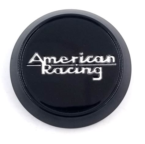 American Racing Gloss Black Snap In Center Cap For AR928 Wheels P N