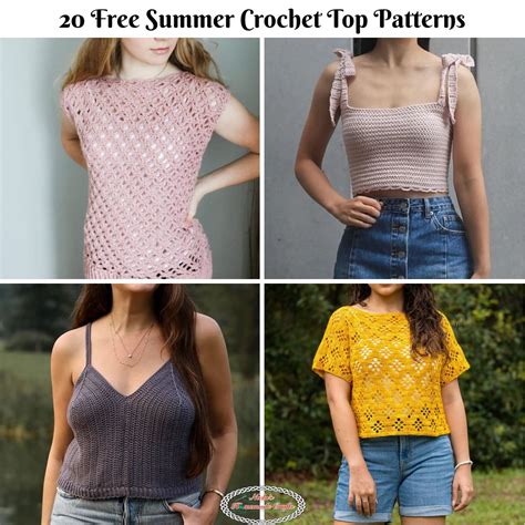 Customizable Crochet Summer Top Free Pattern Tutorial 40 Off