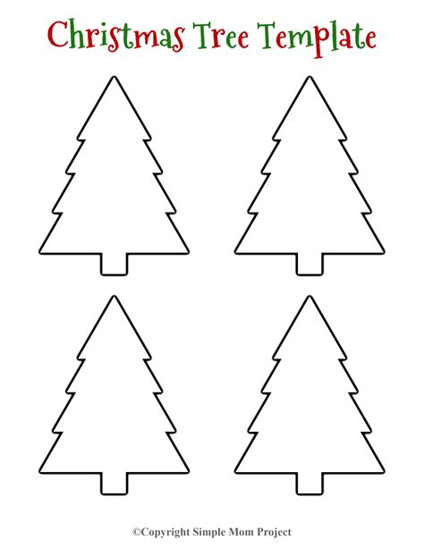 Printable Christmas Tree Pattern