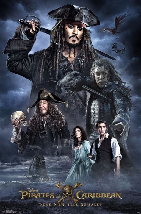 Nuevo póster de Piratas del Caribe La venganza de Salazar con Johnny