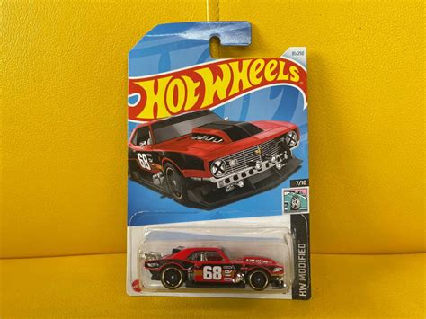 Hot Wheels Hw Modified Custom Camaro Red