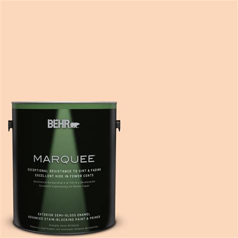 Behr Premium Plus Gal A Peach Beige Semi Gloss Enamel Exterior