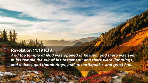 Revelation Kjv Desktop Wallpaper And The Temple Of God Was