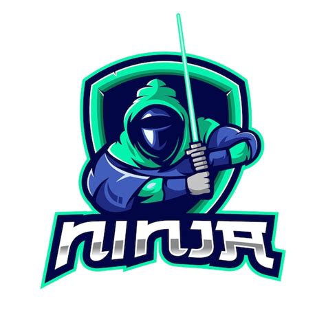 Premium Vector Ninja Esport Mascot Logo Design