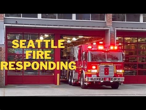 Seattle Fire Department Aid Ladder Medic Responding