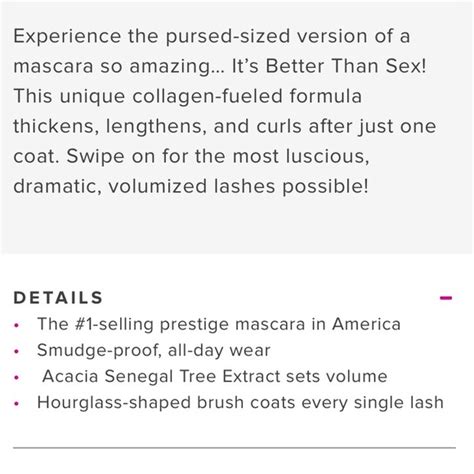 Too Faced Makeup Too Faced Better Than Sex Mascara Poshmark